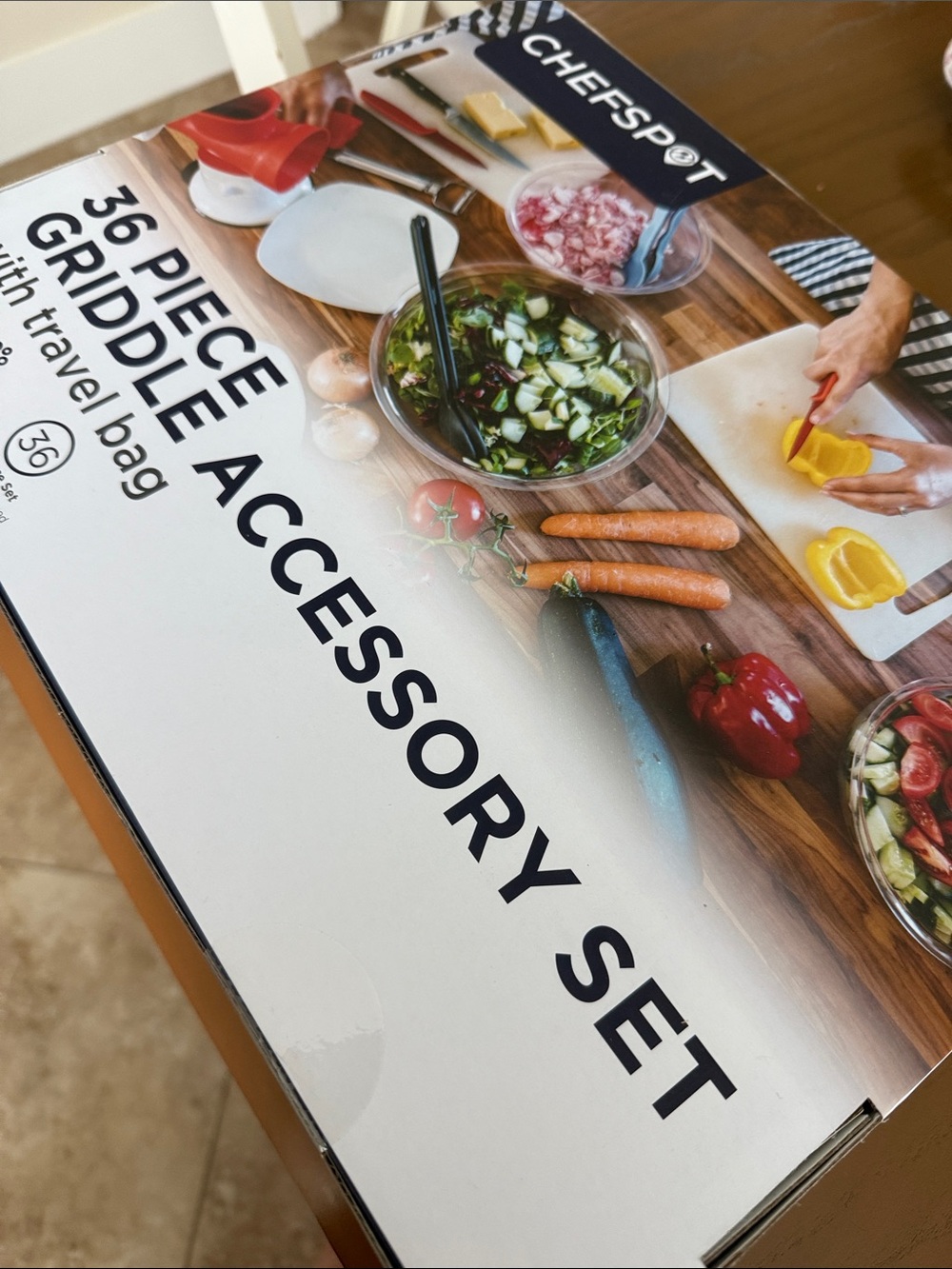 36-Piece Griddle Accessory Set. New and never opened.
